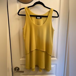 - SYMPLI Double layer Sunny Yellow tank top